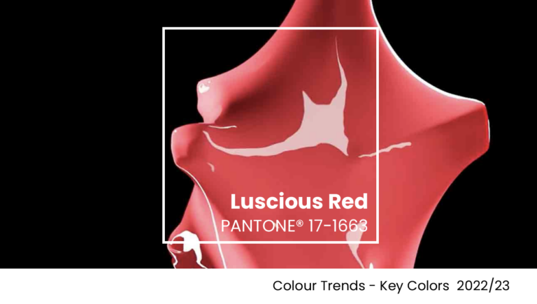 Luscious Red Trending Colour 2022