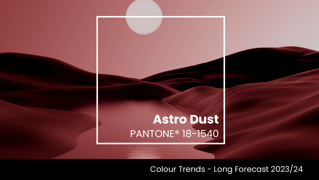 Astro Dust Pantone 18-1540 evoking Marsian Landscapes