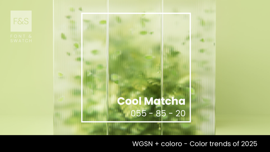 Soothe Your Soul With Cool Matcha Font & Swatch