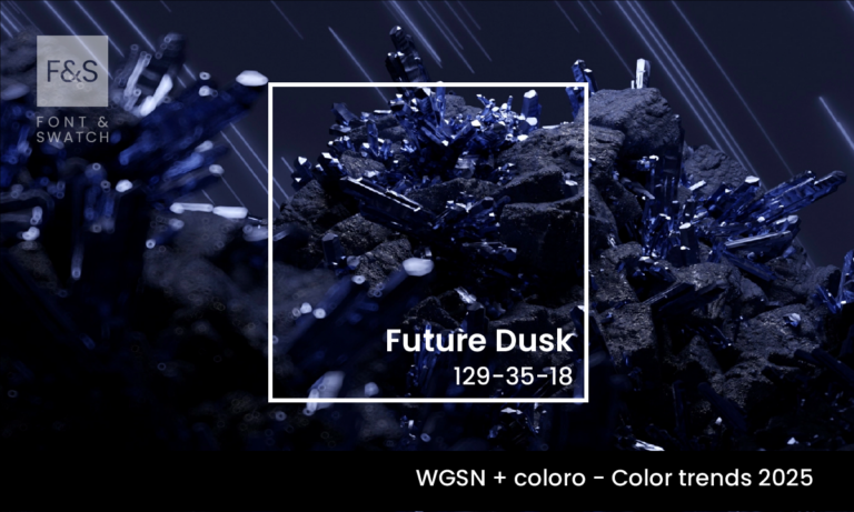 Future Dusk, WGSN & Coloro trending colour of 2025