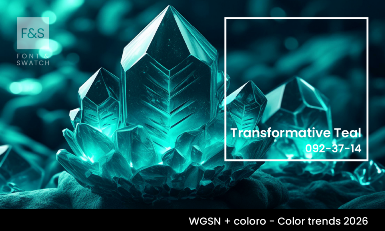 Transformative Teal WGSN Colour of the Year 2026