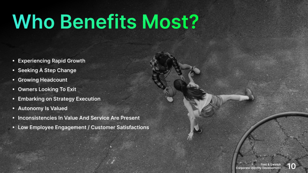 Who Benefits Most from a strong Corporate Identity