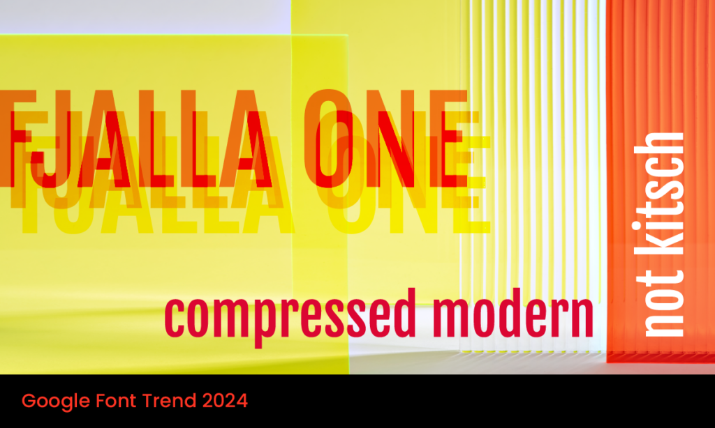 Fjalla One Font, Bold, Condensed and Created To Stand Out