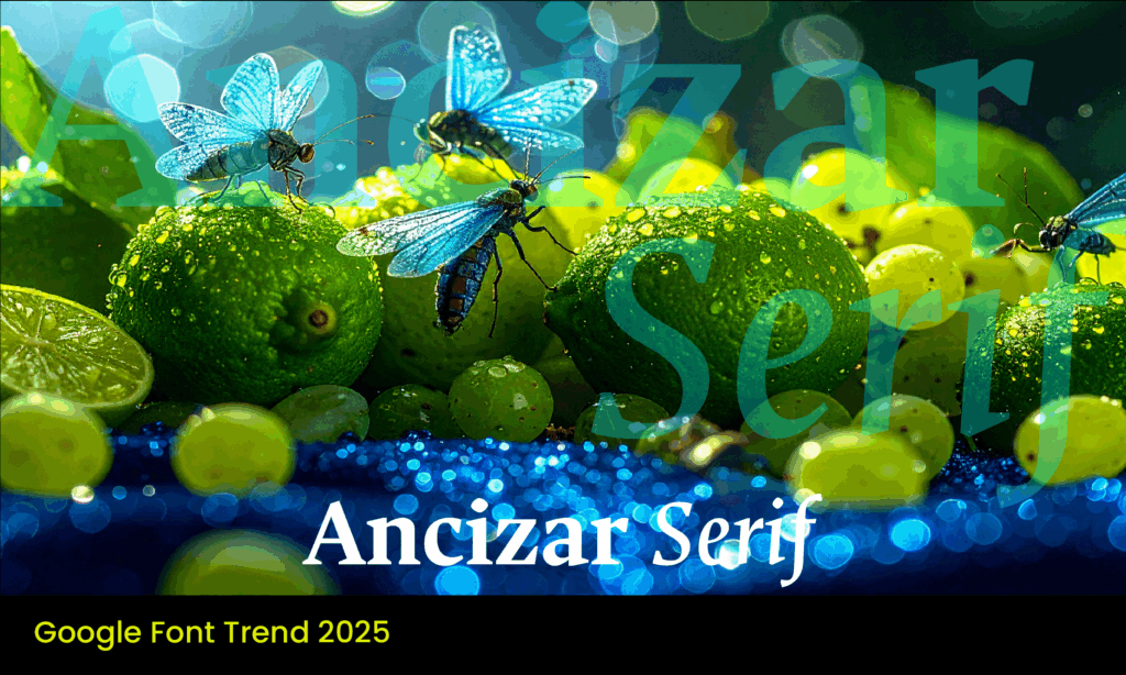 Ancizar Serif Font, a free google font perfect for Academic Branding