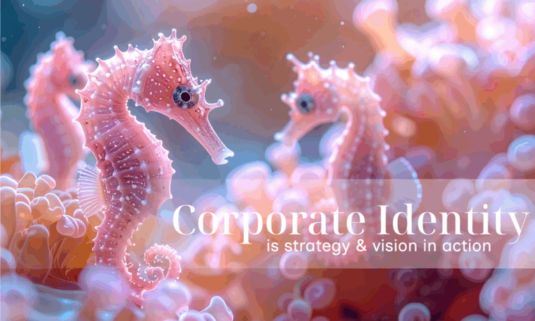 Corporate Identity Is Your Strategy, Direction and Purpose is real action