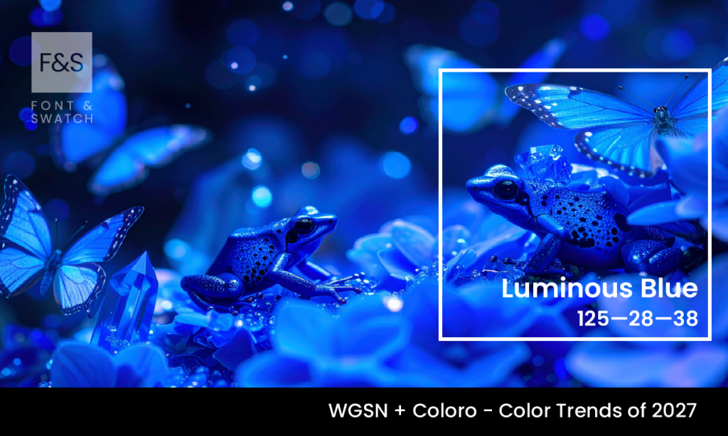 Luminous Blue WGSN Coloro Colour of the Year 2027